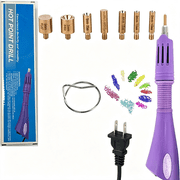 ZHZFKQ 7-In-1 Hotfix Applicator Diy Bedazzler Kit with Tips, Pink Versatile Rhinestone Setter Wand Support Stand