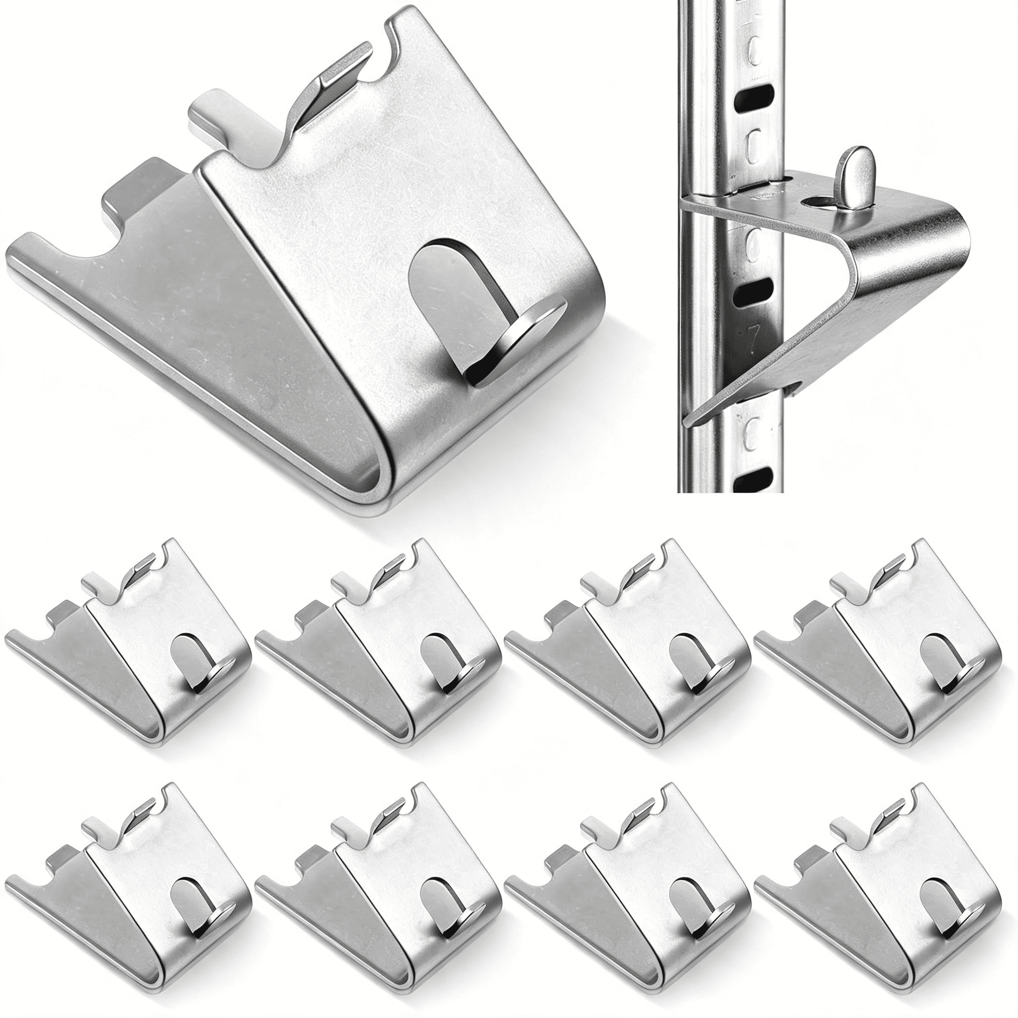 ZHZFKQ 8 Pieces 920158 Refrigerator Shelf Clips Freezer Rack S ...