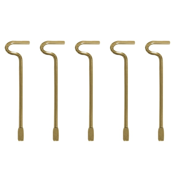 ZHZFKQ Bedroom/Bathroom Door Emergency Keys Compatible with Interior Levers and Knobs (5)