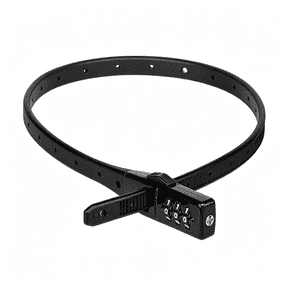 ZHZFKQ Click Lock Zip-Tie Bike Lock,Lightweight Anti Theft Compact 3-Digit Resettable Combination Multi-Purpose Lock,Adjustable Cable Lock for Bikes,Helmets,Skis,Cabinets,Luggage,Skateboard