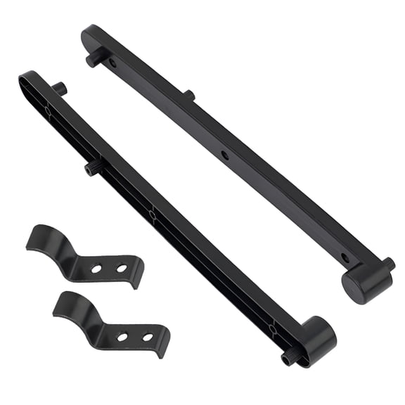 ZHZFKQ Concealed Flip-Up Door Guide Track, Cabinet Slides Bracket with Buffer, Plastic & Iron Hardware for Wardrobes, Drawers & Kitchen