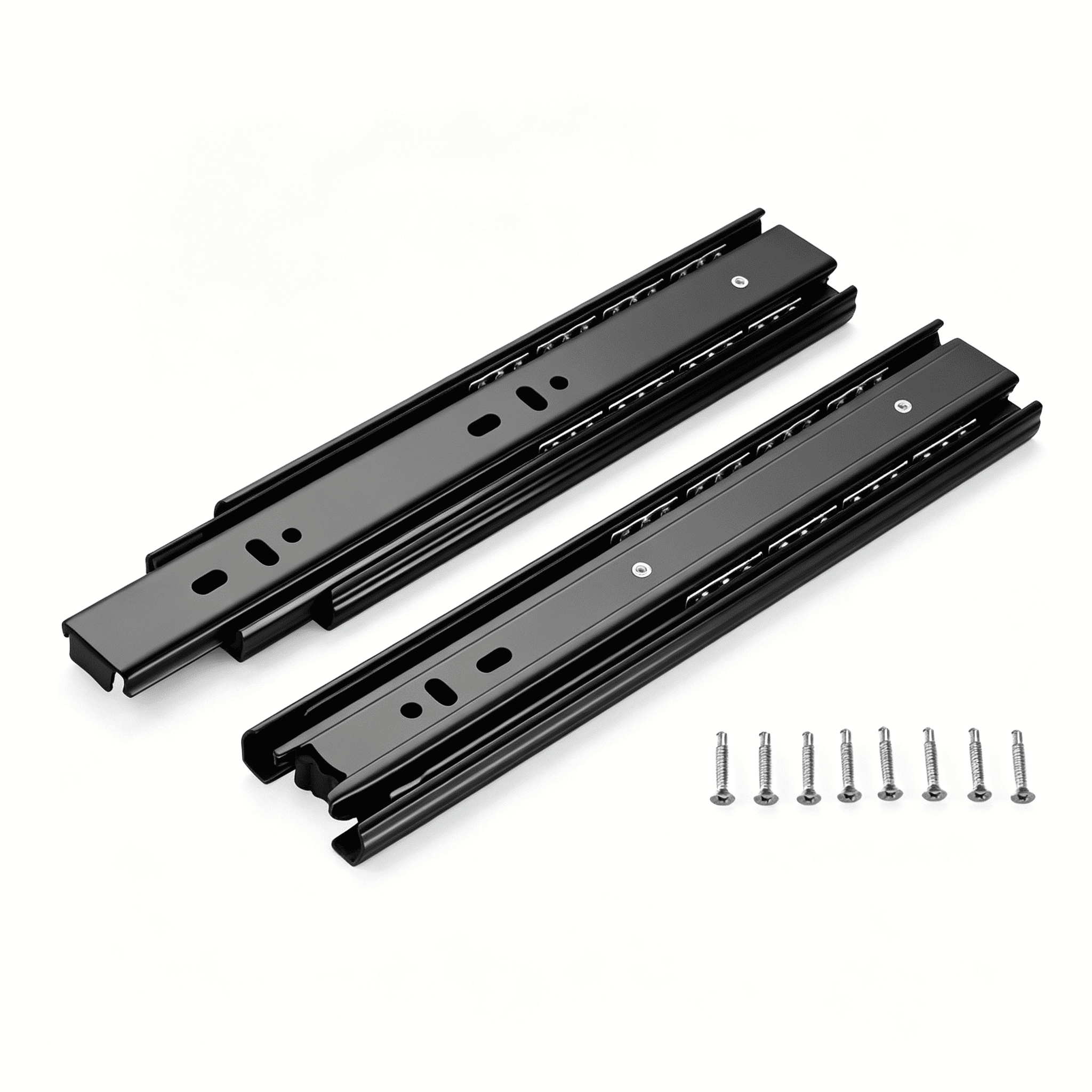 ZHZFKQ Drawer Slides 1 Pair Full Extension 10 12 14 16 18 20 22 24 Inch ...