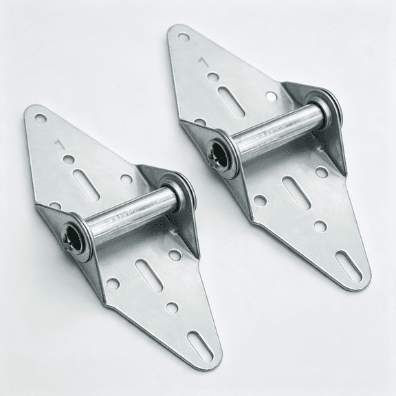 ZHZFKQ Heavy Duty 14 Gauge Steel #1 Garage Door Hinge with Galvanized Finish - Residential/Light Commercial Garage Door Replacement Garage Door Hinges