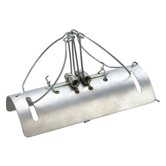 ZHZFKQ Heavy Duty Mole Trap,Galvanized Metal Scissor Trap for Outdoor Rodent Control,Easy Set Tunnel Trap