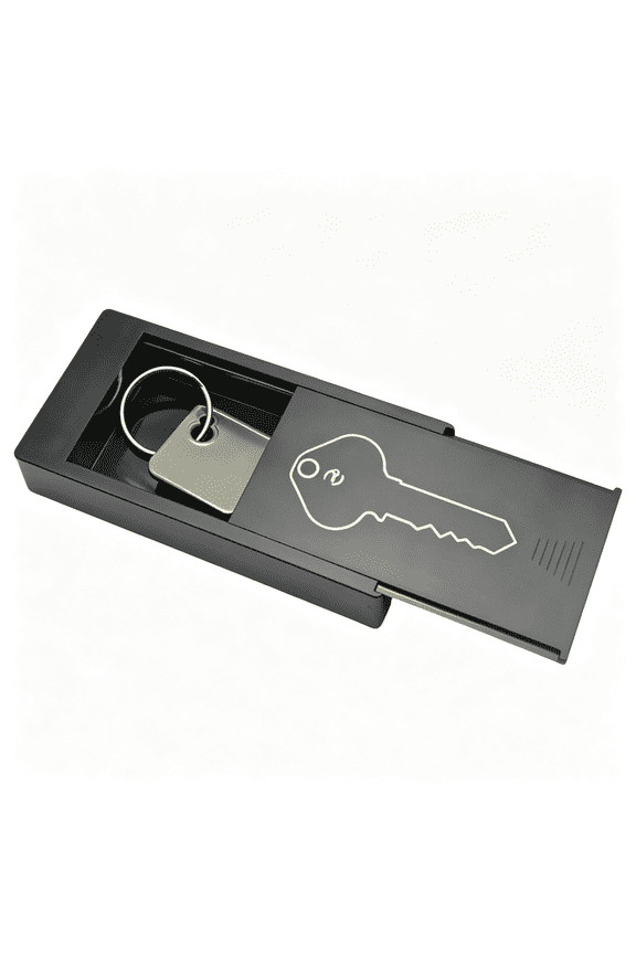 Hide a Key Outside Magnetic Key Box - Emergency Key Safe, Car & Home Use, Hide a Key - Key Hider (Xl) Mini Bag Keychain