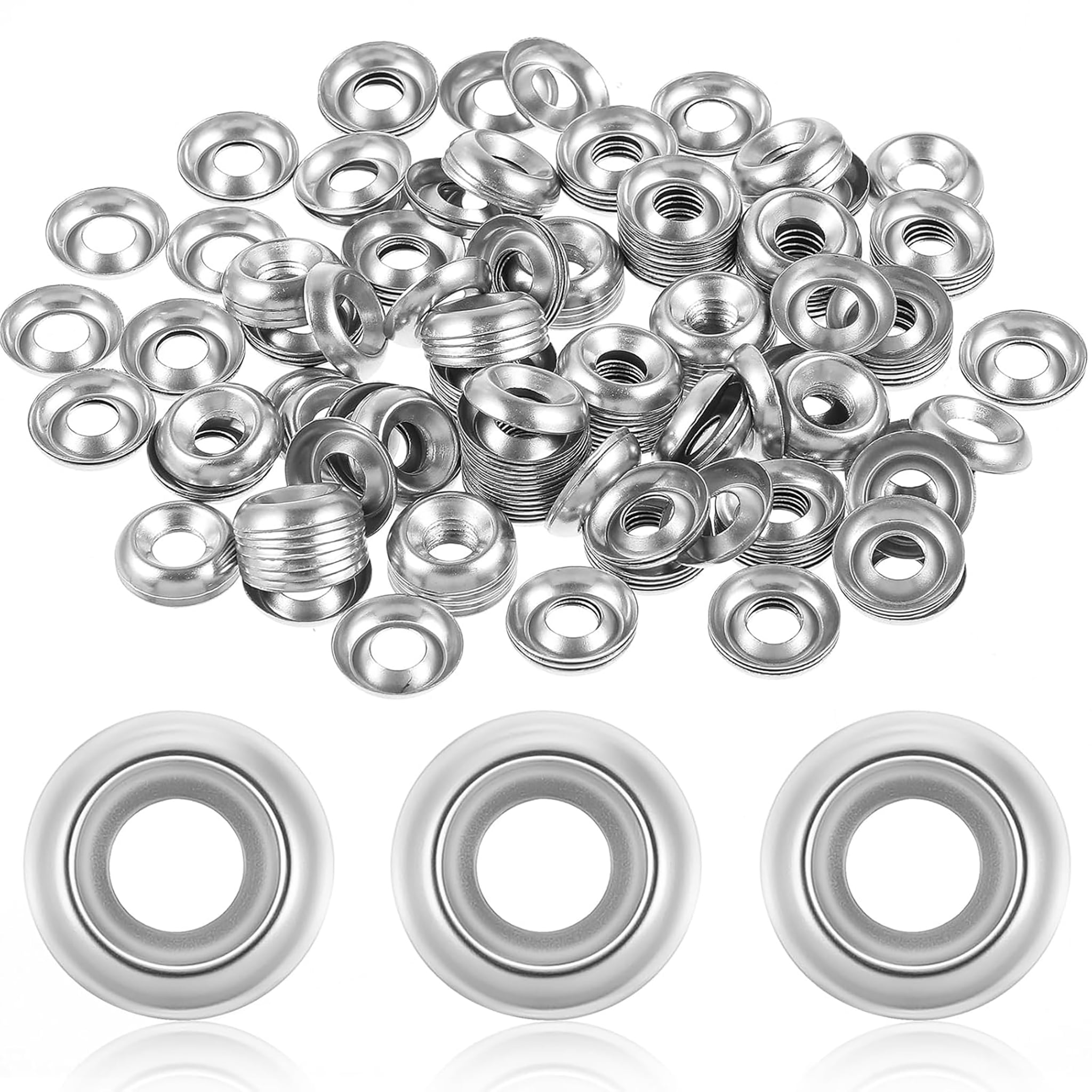 ZHZFKQ Hose Clamp Set-6PCS 12 inch 304 Stainless Steel Worm Gear Hose ...