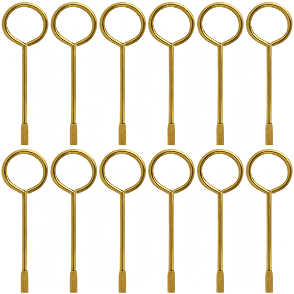 ZHZFKQ Interior Door Key for Bedroom/Bathroom,Emergency Key Quick Unlock Keys -12 Pack