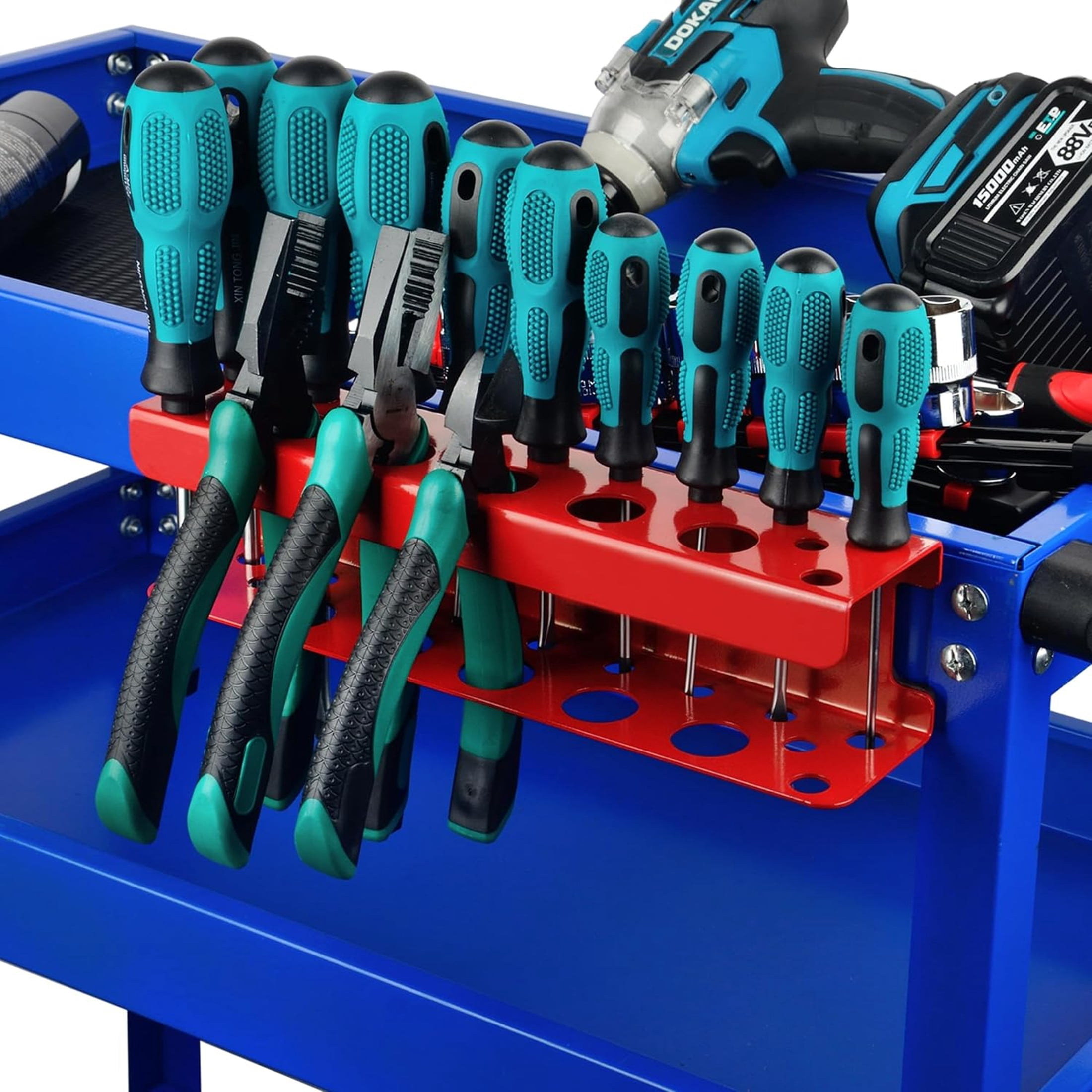 Tool Screwdriver Rack ZHZFKQ Magnetic Screwdriver Holder,Heavy Duty Pliers Metal Organizer ...