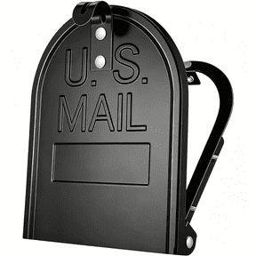 ZHZFKQ Mailbox Door Replacement 6 1/4 Inch(W) 8 Inch(H)Brick Embedded Mailboxes-Durable Metal Standard Mail Box Snap-In Insert for Rust-Damaged Mailboxes Postbox Repair and Restoration