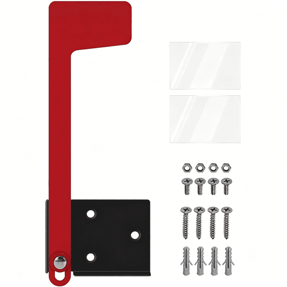 ZHZFKQ Mailbox Flag Replacement Kit,Galvanized Steel Flag for Mailbox,Mailboxes Accessories,Two-Way Installation Methods for Wood,Wall,Metal,Stone,Mailbox