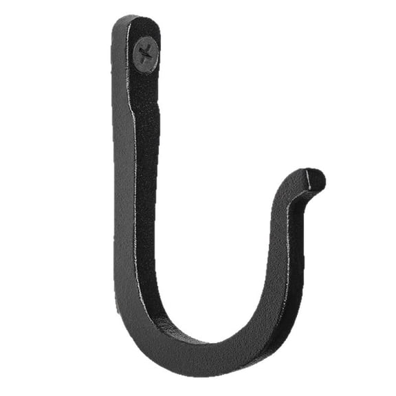 ZHZFKQ Railroad Spike Cast Iron Hooks (10 Pack) Handmade Blacksmith,Wall Mounted Farmhouse Decorative Hooks,Powder Coated for Interior Or Exterior Use,Rust Proof for Hanging Coats,Bags Or Pots