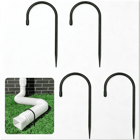 ZHZFKQ Rain Gutter Downspout Extension Fixing Pin-Holds Tightin Heavy ...