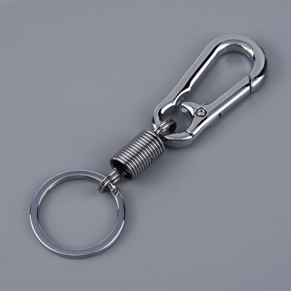 ZHZFKQ Retractable Pants Buckle Metal Carabiner Keychain Heavy Duty Waist Belt Clip for Men Women Outdoor Work Travel Key Security Organization Accessory Durable