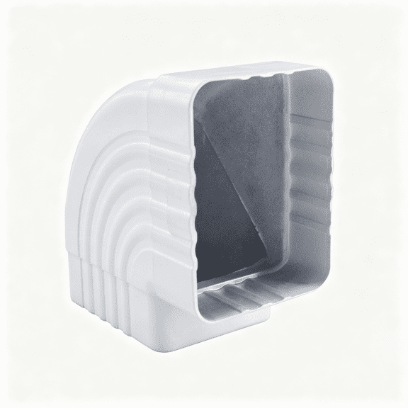 ZHZFKQ Roofing Gutter Downspout Extension B 90 Gutter Elbow Aluminum Downspout Elbow 3X4 White Downspout Elbow1Pcs