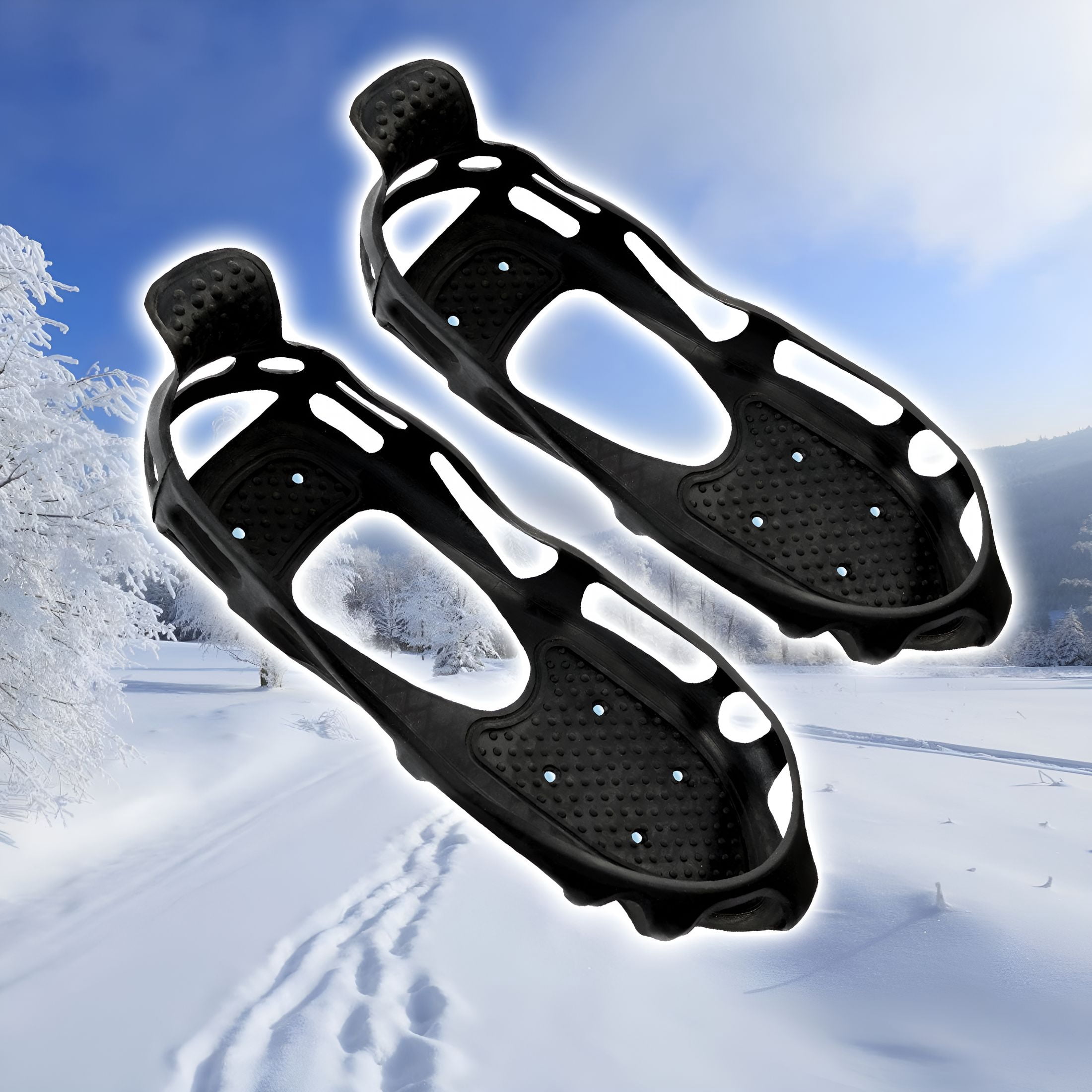ZHZFKQ Sunriseumbrella Non-Slip Ice Crampons Walk Spikes Grips Grippers ...