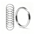 Split Key Chaains ZHZFKQ Surgical and Marine Grade Stainless Steel Split Ring for ...