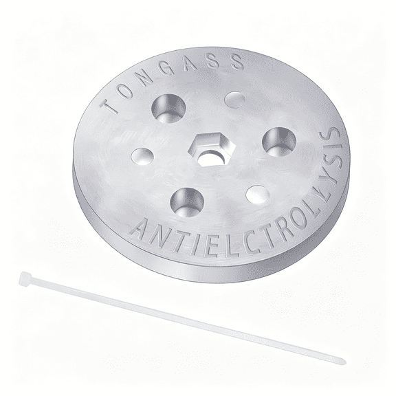 ZHZFKQ Zinc Anode Weight Anti-Electrolysis Sacrificial Anode | Galvanic Anodes for Passive Cathodic Protection Bolts Inside Or Outside Skimmer Baskets Salt System