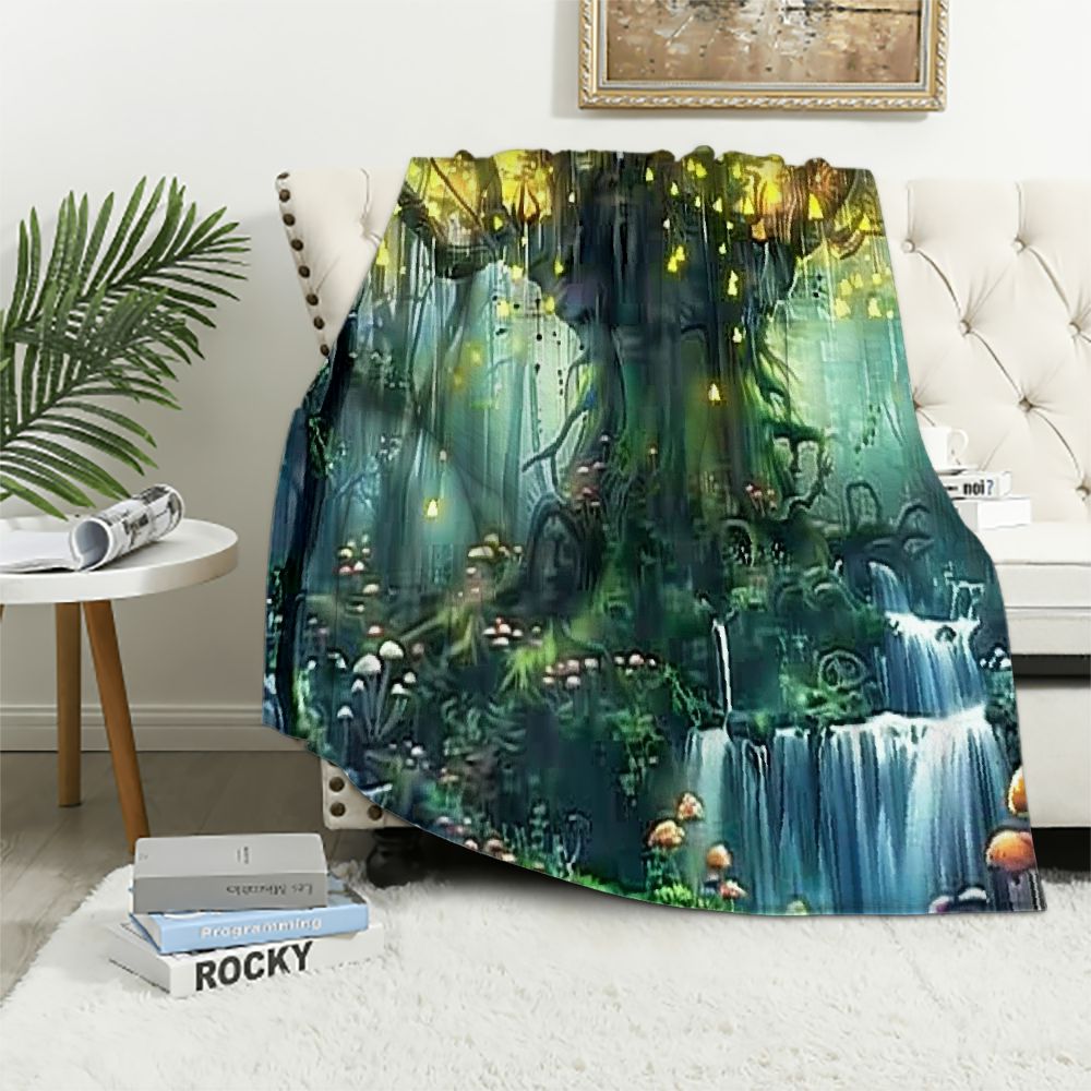 Four-Leaf Fantasy Quilted Blanket NCU0PTT152