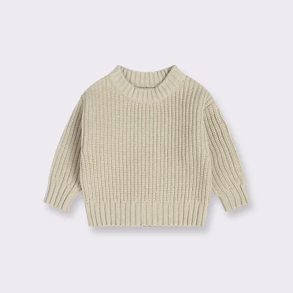 ZHaobin 0-6T Newborn Baby Sweater Kid Boy Girl Winter Clothes Warm Thick Knit Pullover Top Infant Long Sleeve Basic Knitwear Outfit (A7,73 6-12M)