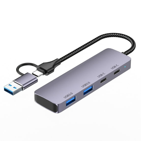 ZHaobin 10Gbps USB C HUB High Speed USB Splitter for iPhone 15 Sumsang Laptops PC Accessories Macbook pro USB Type-C 3.2 HUB (5GB USB 3.0)