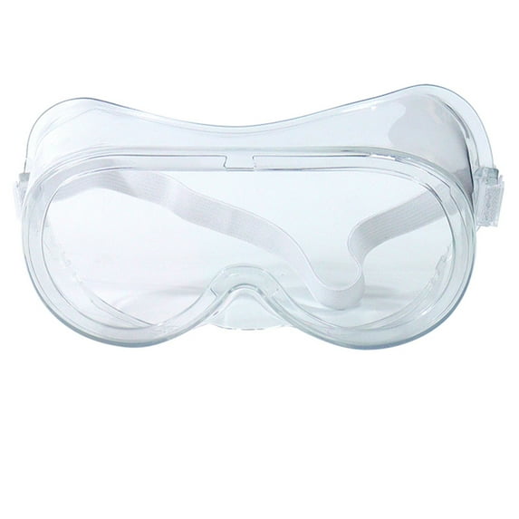 ZHaobin Anti-Fog Protective Safety Goggles Clear Lens Wide-Vision Adjustable Chemical Splash Eye Protection Soft Lightweight Eyewear (K41 Non-Vent 1pc)