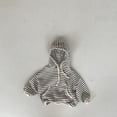 thumbnail image 1 of ZHaobin Autumn Baby Striped Hooded Sweatshirt 2024 New Long Sleeve Kids Hoodie for Boys And Girls Loose Casual Hooded Tops 9M-3T (black,9M  73cm), 1 of 7