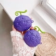thumbnail image 1 of ZHaobin Devil Fruit Case for AirPods 4 Airpod 1 2 3 Pro Pro2  Bluetooth Earbuds Charging Box Protective Earphone Case Cover (purple,for AirPods 1 and 2), 1 of 6