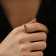 thumbnail image 1 of ZHaobin French Vintage Color Zircon Open Rings for Women Temperament Lady 18k Gold Plated Waterproof Turquoise Charm Jewelry Party (KR0038-3,resizable), 1 of 7