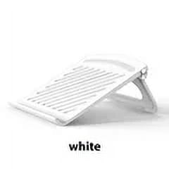 ZHaobin Laptop stand Adjustable Foldable Portable Desktop Cooling Bracket Support Base Compatible with Inches for Macbook Air Pro (white)