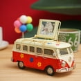 thumbnail image 1 of ZHaobin Large Campervan Model New Retro Desktop Decoration Camper Van Model Gift Metal Iron Art Bus Piggy Bank Photography Props (5-Piggy Bank), 1 of 7
