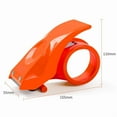 thumbnail image 1 of ZHaobin Plastic Sealing Packer Tape Dispenser Packaging Parcel 50mm Width Roller Tape Cutter Sealing Tape Holder Manual Packing Machine (orange), 1 of 6
