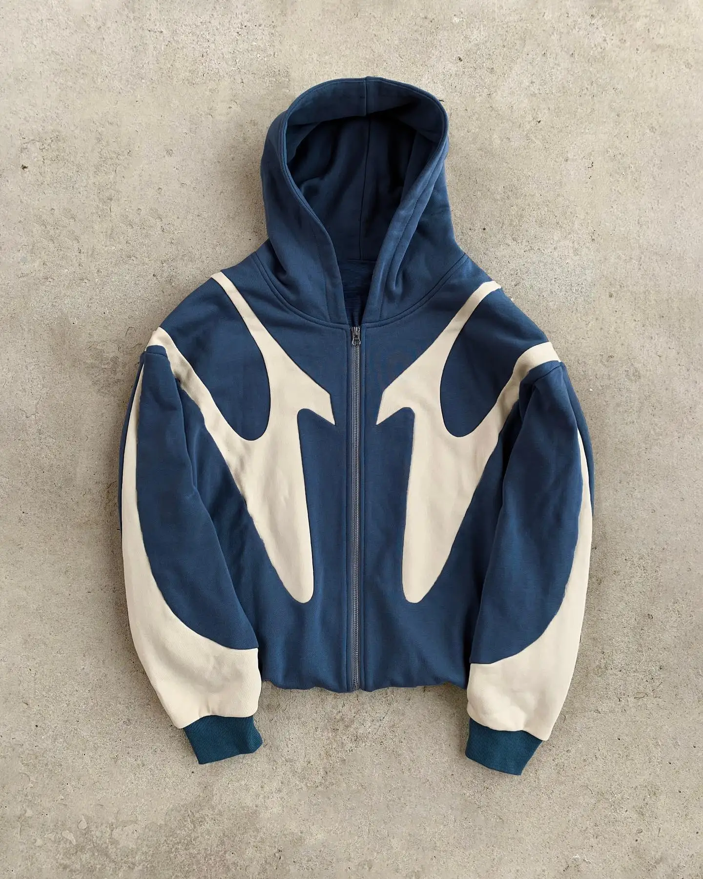 00s archive zip up hoodie ボーダー Y2K ブルー M Amazon.com: Hopecn Star Women Men Y2K Hoodies Aesthetic Zip Up