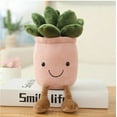 thumbnail image 1 of ZHaobin Stuffed Plush Plants Lifelike Potted Plant Plush Doll Succulent Pine Tree Cake Bamboo Cactus Pillow Cushion Toy Decor (17), 1 of 7