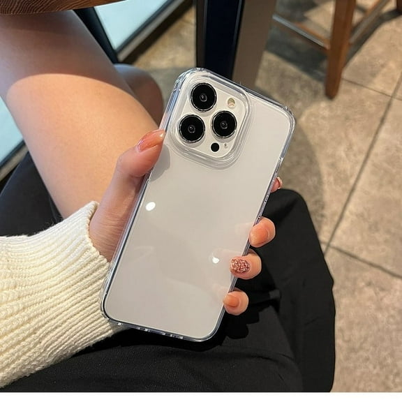ZHaobin Transparent Soft Acrylic Phone Case for iPhone 16 15 Pro Max 11 12 13 14 15 Pro XS XR 7 8 Plus Shockproof Cover (SCJK-30,for iPhone11)