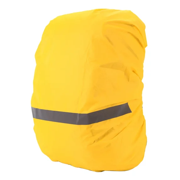 ZHaobin Waterproof Reflective Backpack Rain Cover, Tactical Bag, Outdoor, Camping, Hiking, Climbing, Dust Raincover, Fashion, 20L-60L (Yellow,S-15-30L)