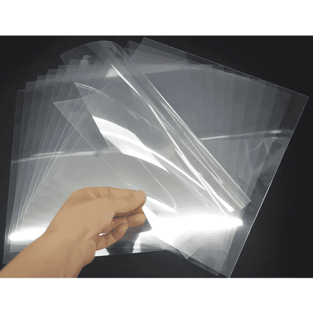 ZHluja 12-Pack 6 mil 12×12 inch Blank Stencil Sheet for Cricut Vinyl, Silhouette, Transparent PET Acetate Mylar Craft Template Material