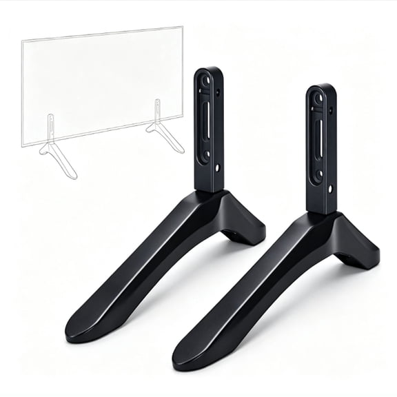 ZHss Universal TV Stand Base for 32-65 Inch TVs, Tabletop Mount, Black