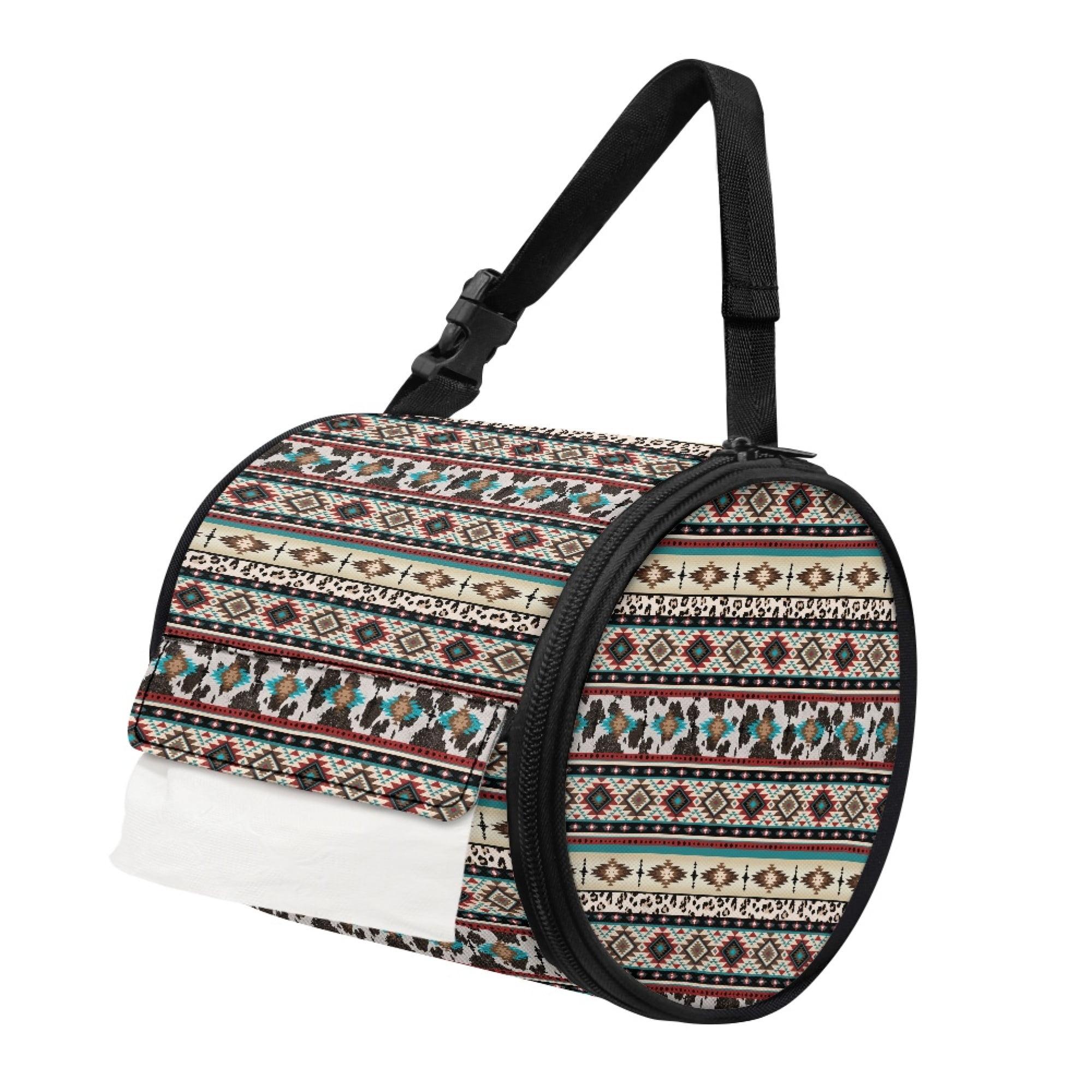 ZIATUBLE Aztec Southwest Camping Paper Storage Bag Foldable Paper Towel ...