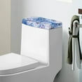 thumbnail image 1 of ZIATUBLE Butterfly Toilet Tank Cover Lid Marble Stripes Toilet Water Tank Cover Washable Toilet Tank Protector Cover Stretchy Toilet Bowl Tank Covers for Bathroom Home Decor, 1 of 5