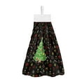 thumbnail image 1 of ZIATUBLE Cheristmas Trees Hanging Kitchen Dish Towel Quick Dry Hand Towels for Bathroom Pack of 3 Machine Washable Hand Drying Towels with Snap Button Dish Towel Hand Towels Home Decor, 1 of 7
