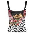thumbnail image 1 of ZIATUBLE Cow Print Clothes Pin Hanging Bag Flower Storage Hanging Organizer Easy to Use Hanging Clothes Pins Bag Holder Outdoor Washable Clothes Pin Bag to Hang On Line, 1 of 7