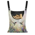 thumbnail image 1 of ZIATUBLE Flower Storage Hanging Organizer Hummingbird Hanging Clothespin Bag with Two Snap Buttons Hanging Pantry Organizer for Storage Bags Laundry Clothes Pin Holder Decor, 1 of 7
