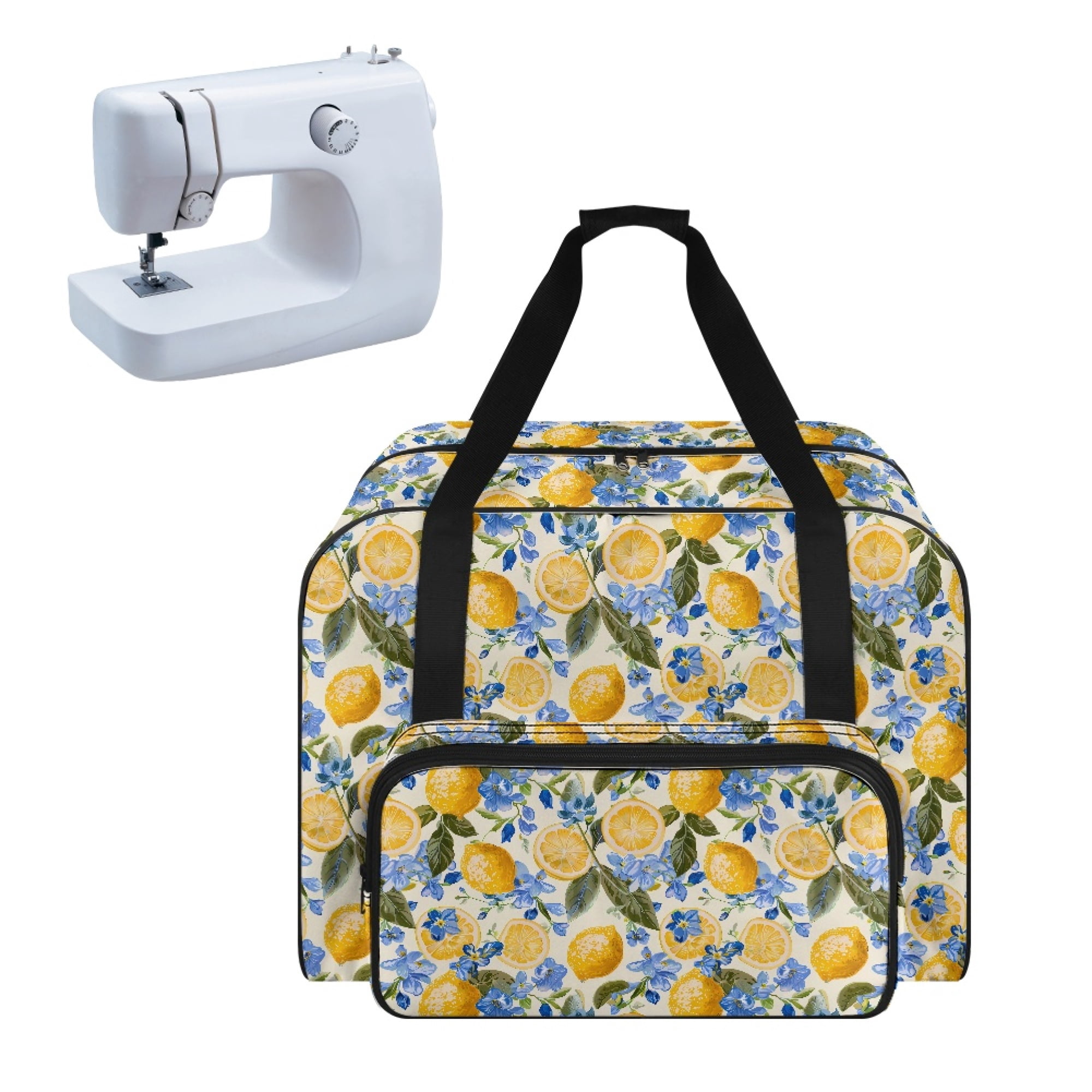 ZIATUBLE Lemon Carrying Travel Storage Washable Sewing Machine ...