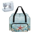 thumbnail image 1 of ZIATUBLE Ocean Carry Tote Bag Starfish Portable Carrying Totes with Zippers Sewing Machine Storage Case Stain Resistant Portable Sewing Machine Handbag Lightweight Sewing Kit Organizer, 1 of 7