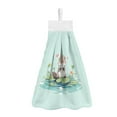 thumbnail image 1 of ZIATUBLE Otter Hanging Hand Towels Fast Drying Hanging Kitchen Dish Towel Set 3 Piece with Snap Button Bathroom Hand Bath Towel Easy to Clean Kitchen Hand Towels and Washcloths Home Decor, 1 of 7