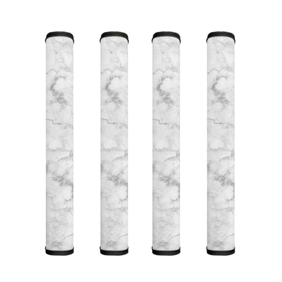 ZIATUBLE Refrigerator Door Handle Gloves Set of 4 Washable Neoprene Kitchen Appliance Covers Fridge Dishwasher Oven Protective Decor Keep Off Oil Fingerprints Food Stains, Gray Marble