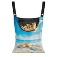thumbnail image 1 of ZIATUBLE Sea Beach Clothespin Storage Bag Starfish Hanging Storage Organizer Rack Reusable Hanging Clothes Pins Bag Holder Outdoor Set of 2 Heavy Duty Clothespin Bag for Clothesline, 1 of 7