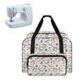 thumbnail image 1 of ZIATUBLE Sewing Machine Pattern Portable Padded Storage Sewing Tools Carrier Supply Organizer for Accessories Large Capacity Sewing Machine Cases Compatible with Most Sewing Machines, 1 of 7