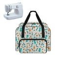 thumbnail image 1 of ZIATUBLE Sewing Tools Partten Portable Cover Tote Bag Dustproof Sewing Machine Carrying Case Easy to Clean Sewing Machine Travel Case Compatible with Most Standard Sewing Machines, 1 of 7