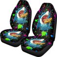 ZIATUBLE Shark Pattern Car Seat Cover for Front Seat 2 Packs Stretchy ...